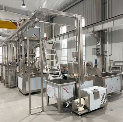 High Speed Soymilk Grinding System for Garment Shop Manufacturing Efficiency