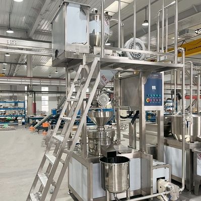 High Speed Soymilk Grinding System for Garment Shop Manufacturing Efficiency