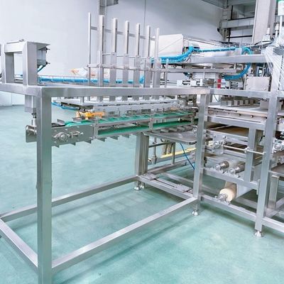 1500 B/h Capacity Automatic Bean Curd Cutting and Casing Machine for Tofu Production