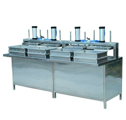 Pneumatic Bean Curd Pressing Machine Tofu Presser For Processing Types Bean